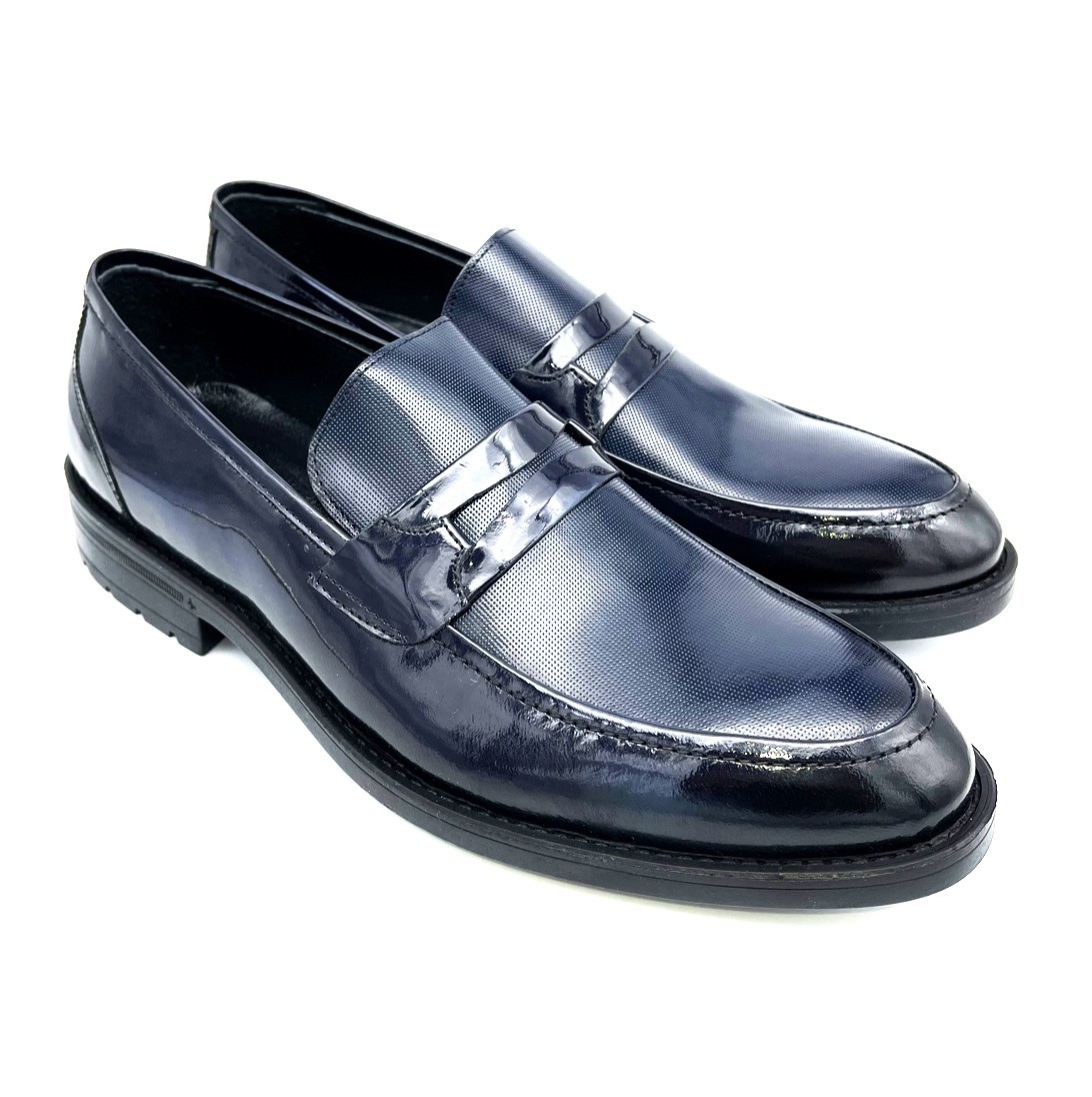 

Лоферы мужские Luciano Bellini 42 28,5 см. синие 6719