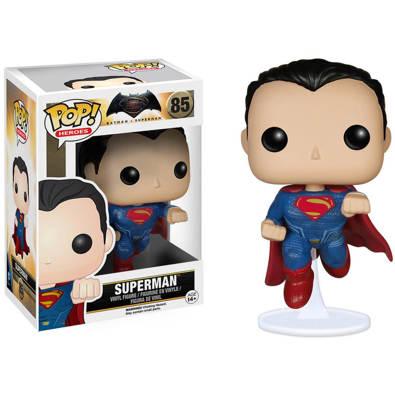 

Фигурка Funko Pop Фанко Поп Бэтмен против Супермена Супермен Batman v Superman Superman 10 см BS S 85 (CZ00BS S 85)