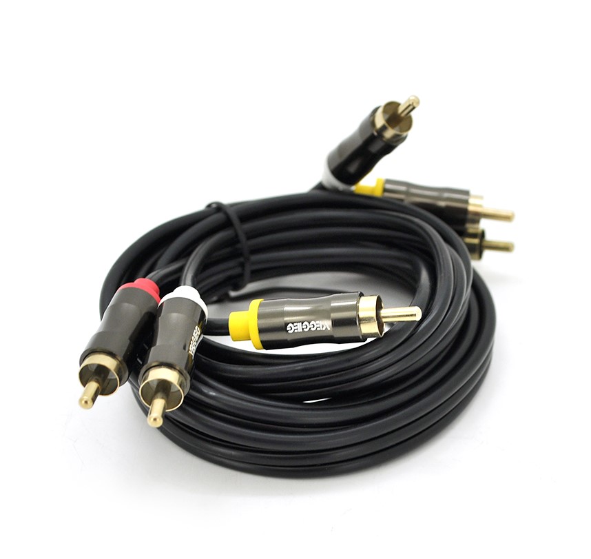 

Аудио-видео кабель 3xRCA - 3xRCA VEGGIEG AV305 5m