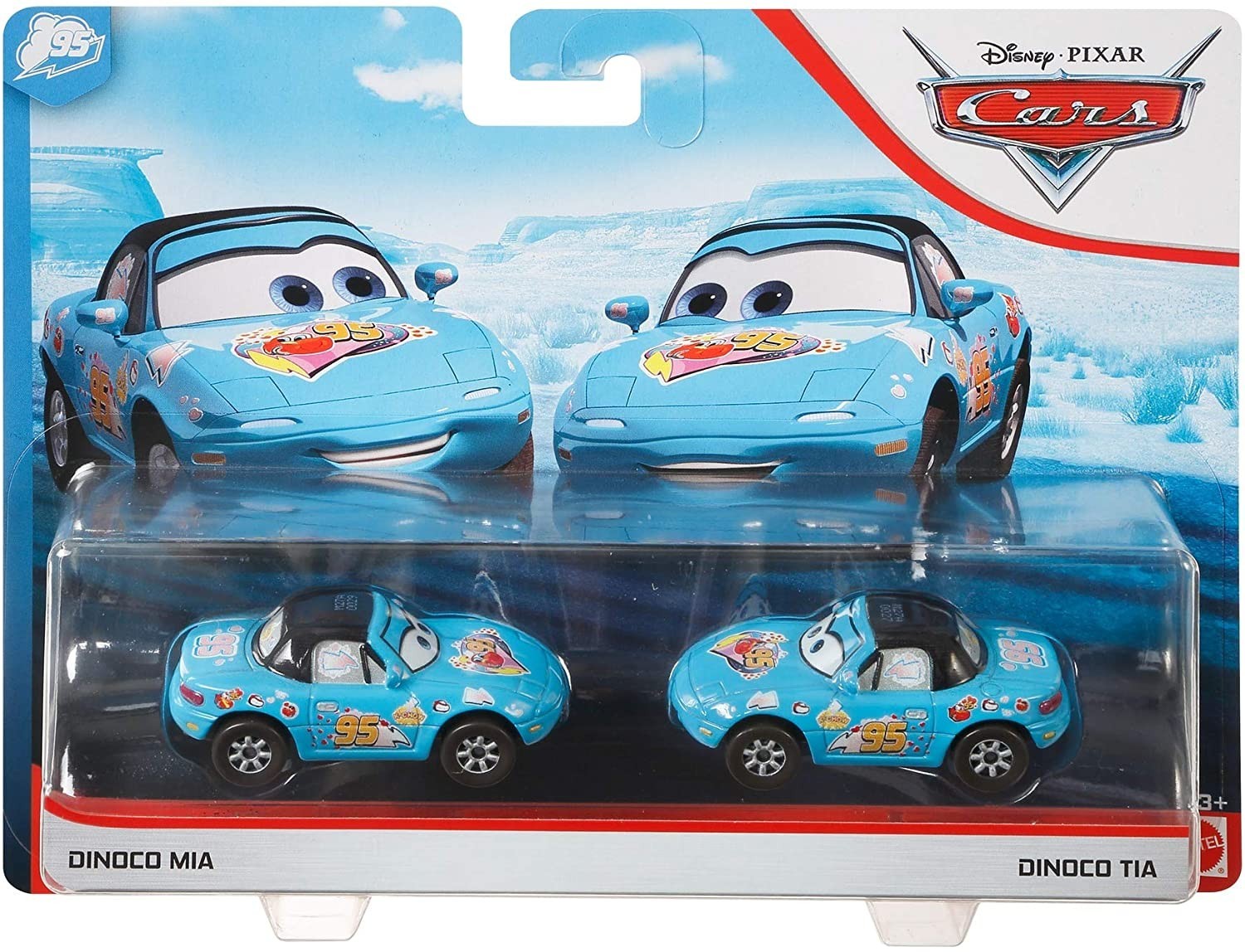 

Набор машинок Тачки 3 Mattel Disney Pixar Cars Dinoco Mia & Dinoco Tia (GKB77)