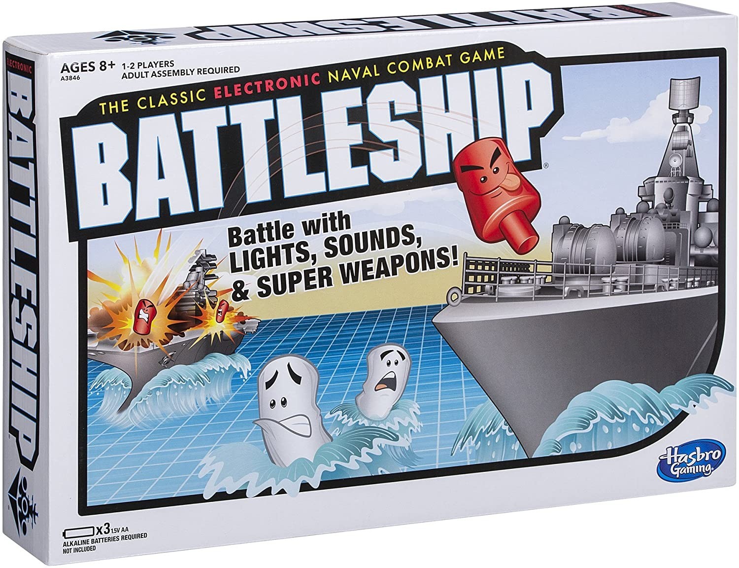 Настольная электронная игра Hasbro Gaming Battleship Морской бой (A3846) –  фото, отзывы, характеристики в интернет-магазине ROZETKA от продавца: VRS |  Купить в Украине: Киеве, Харькове, Днепре, Одессе, Запорожье, Львове