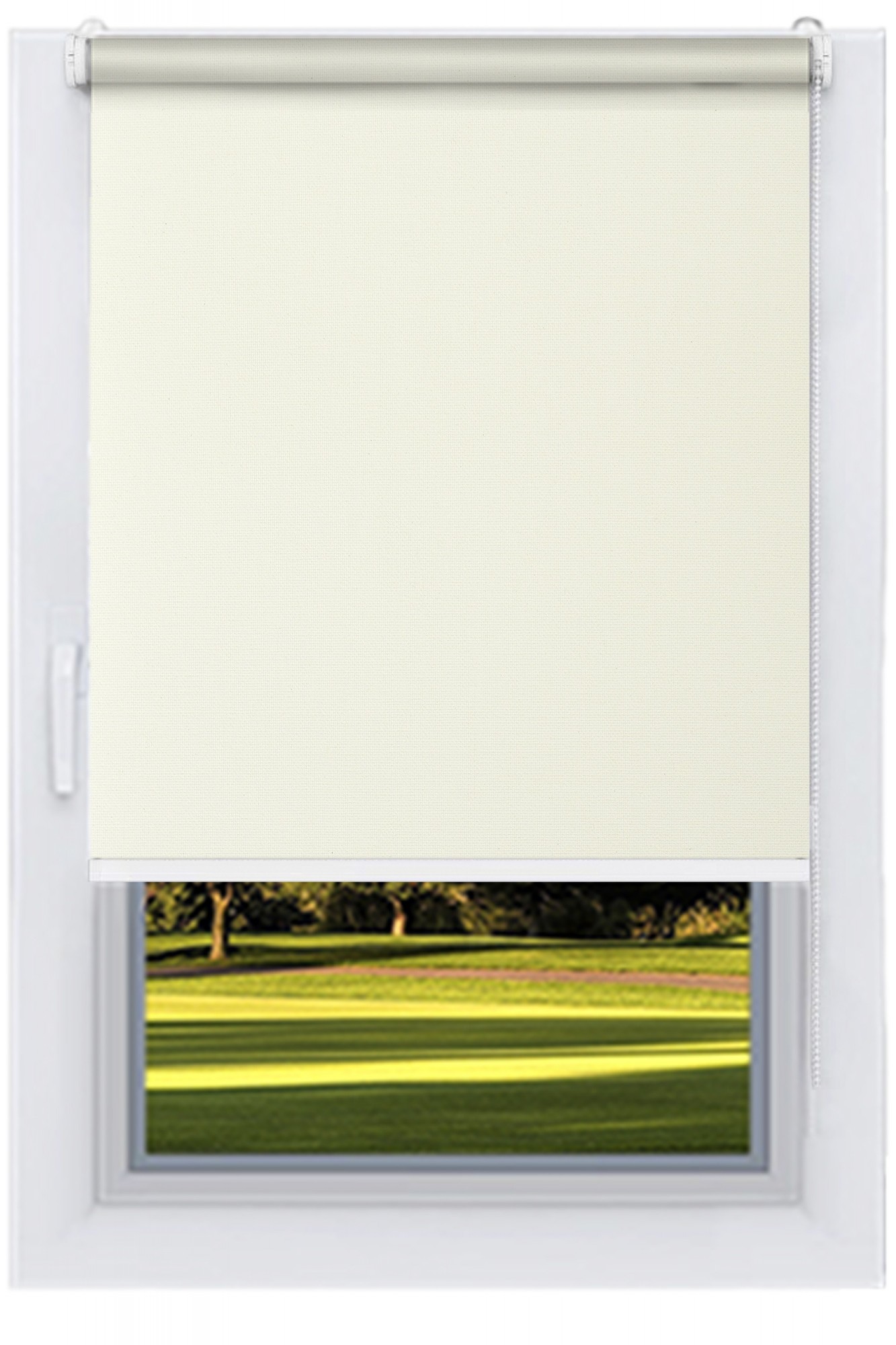 

Ролета тканевая DECOLUX 100х160 Classic Блекаут Бежевый вал 19