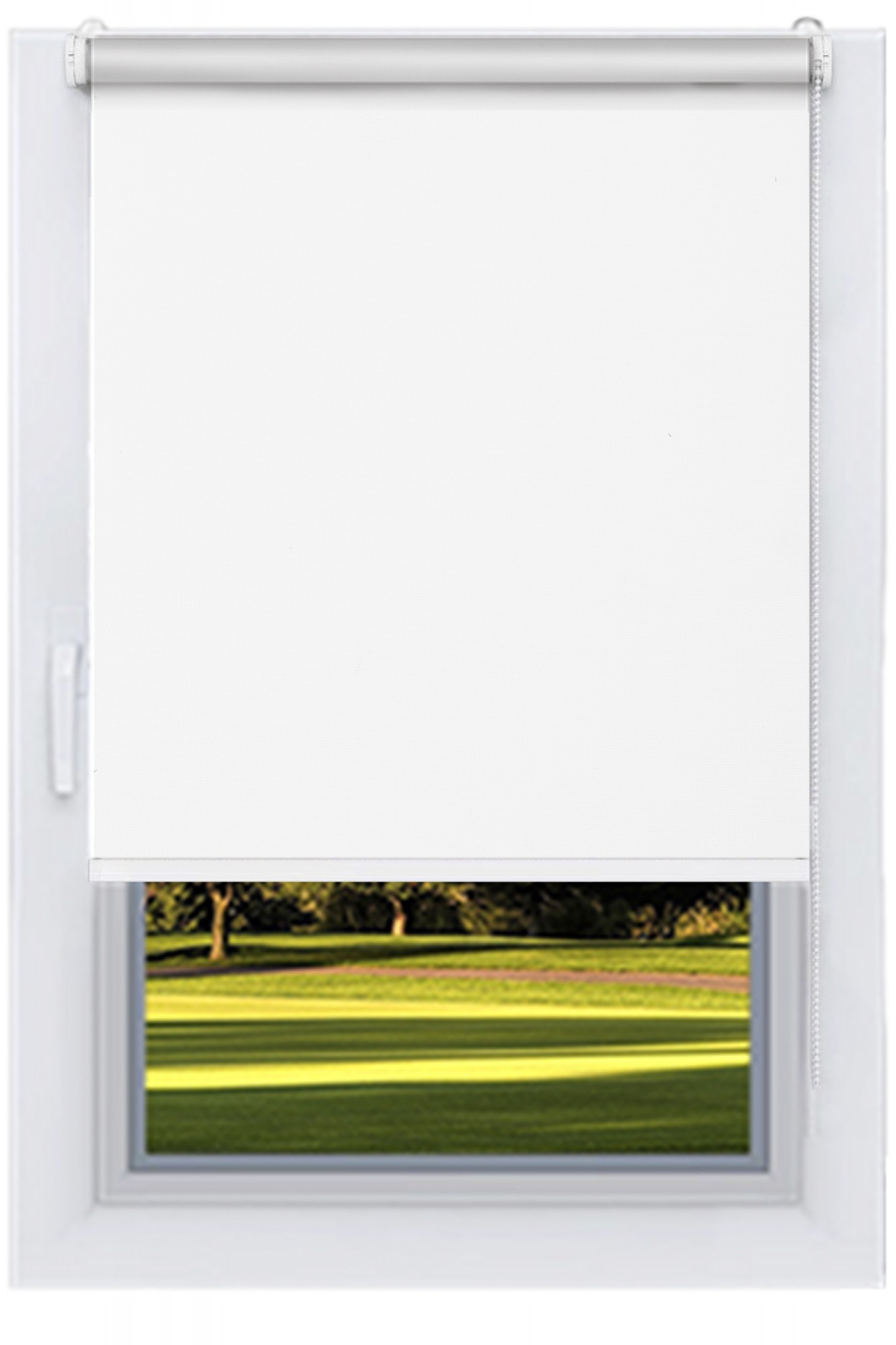 

Ролета тканевая DECOLUX 58х160 Classic Блекаут Белый вал 19