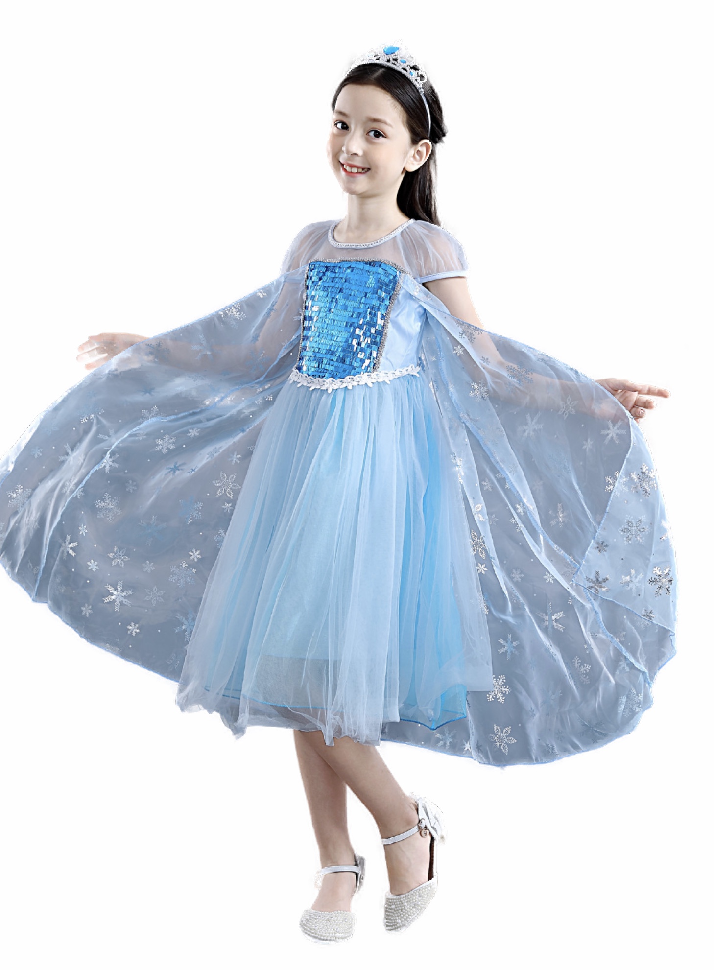 

Новогодний костюм Modnyavo Эльзы Frozen 120 см Голубой 2804-7792