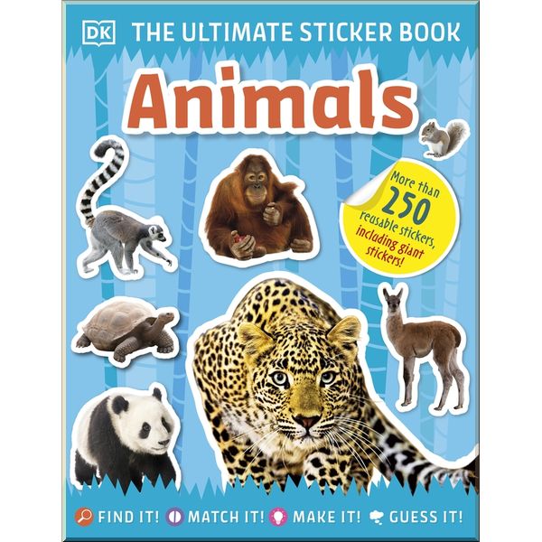 

DK Ultimate Sticker Book Animals. Dorling Kindersley. ISBN:9780241467039