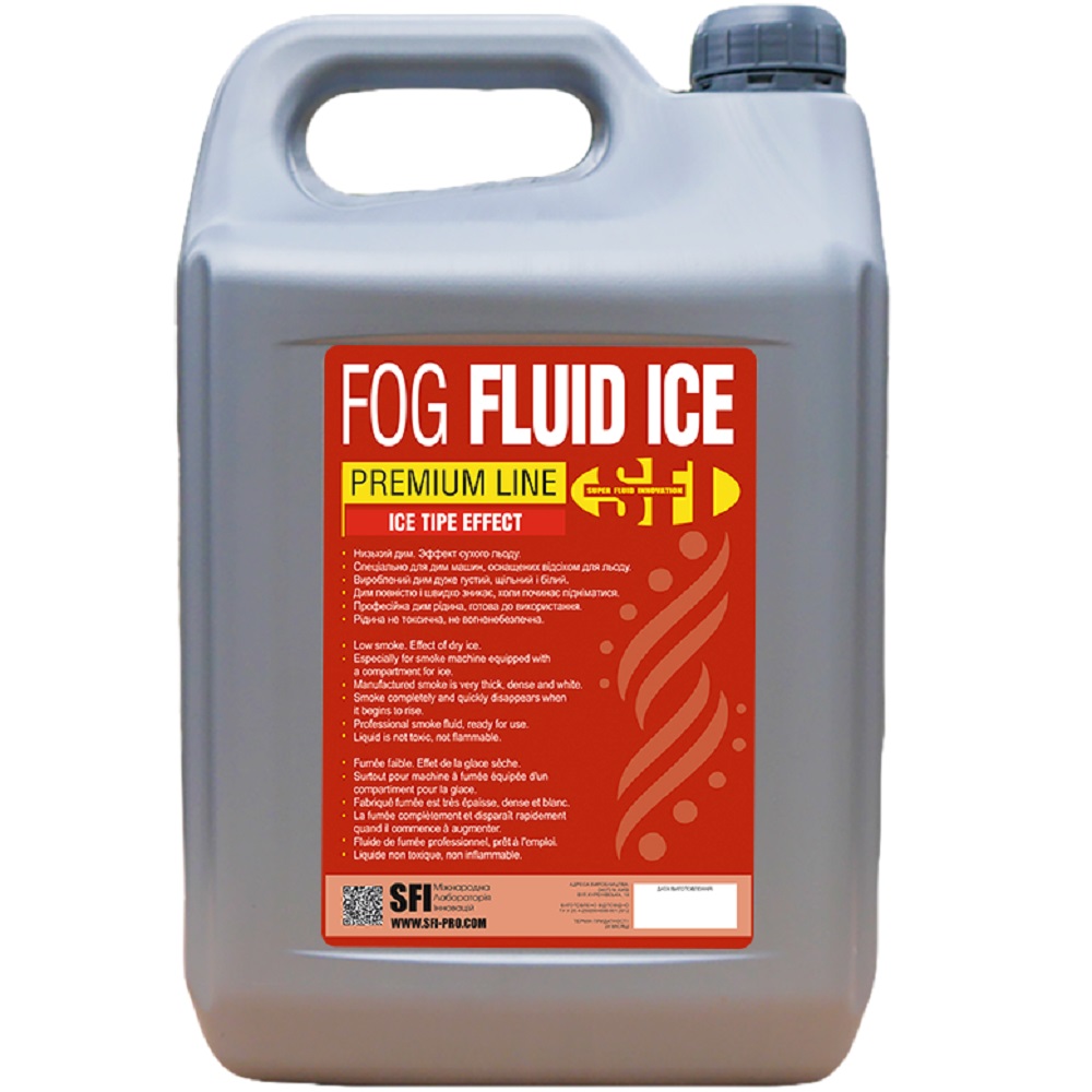 

Жидкость для генераторов низкого дыма SFI-Fog Fluid Ice Premium 5L