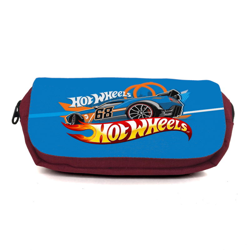 

Школьный пенал Хот Вилс 007 (Hot Wheels) органайзер универсальный (HW-007-brd) бордовый