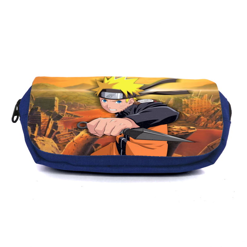 

Школьный пенал Наруто 007 (Naruto) органайзер универсальный (NRT-007-blu) синий
