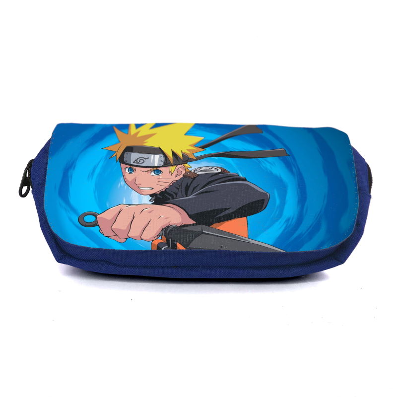 

Школьный пенал Наруто 0014 (Naruto) органайзер универсальный (NRT-0014-blu) синий