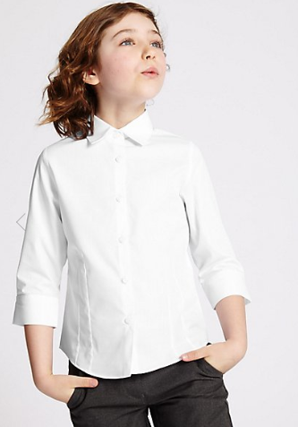 

Рубашка M&S школьная для девочки 152-158