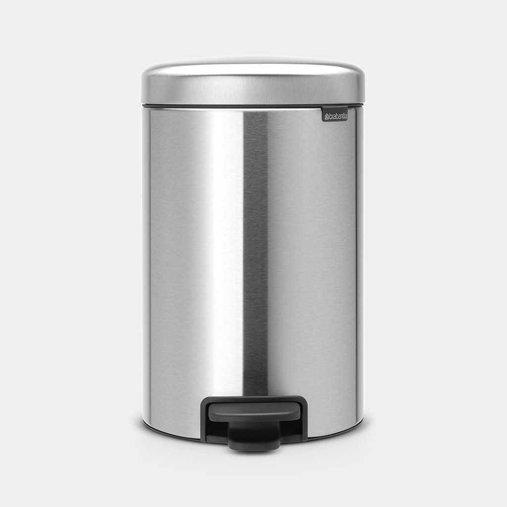 

Мусорный бак с педалью 12л Матовая сталь Brabantia 113604
