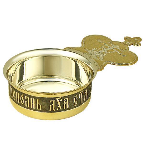 

Ковш серебряный с фрагментарной позолотой и родированием Фамильные Драгоценности арт. 2.7.1115ф