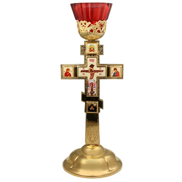 

Лампада напрестольная латунная в позолоте Фамильные Драгоценности арт. 2.7.0942лп-2