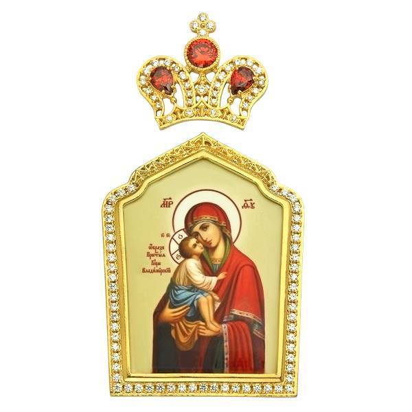 

Накладка на митру латунная в позолоте Фамильные Драгоценности арт. 2.7.0388лпб