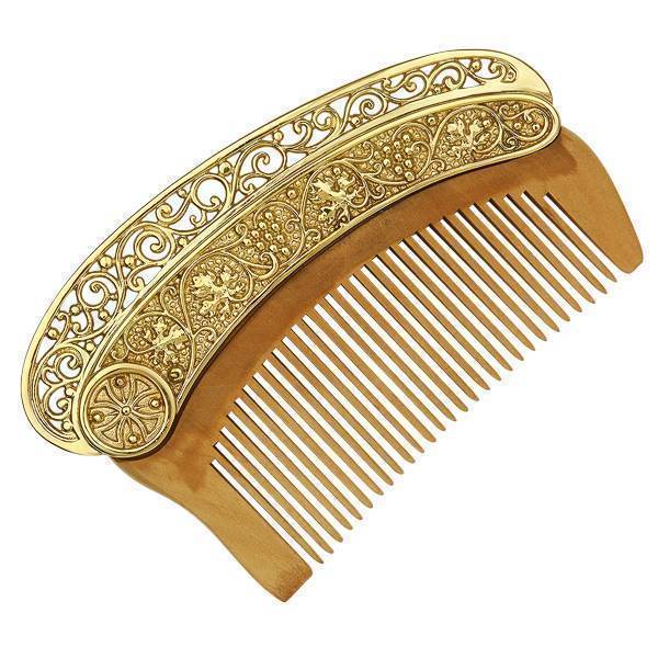 

Гребень латунный в позолоте Фамильные Драгоценности арт. 2.13.0197лп