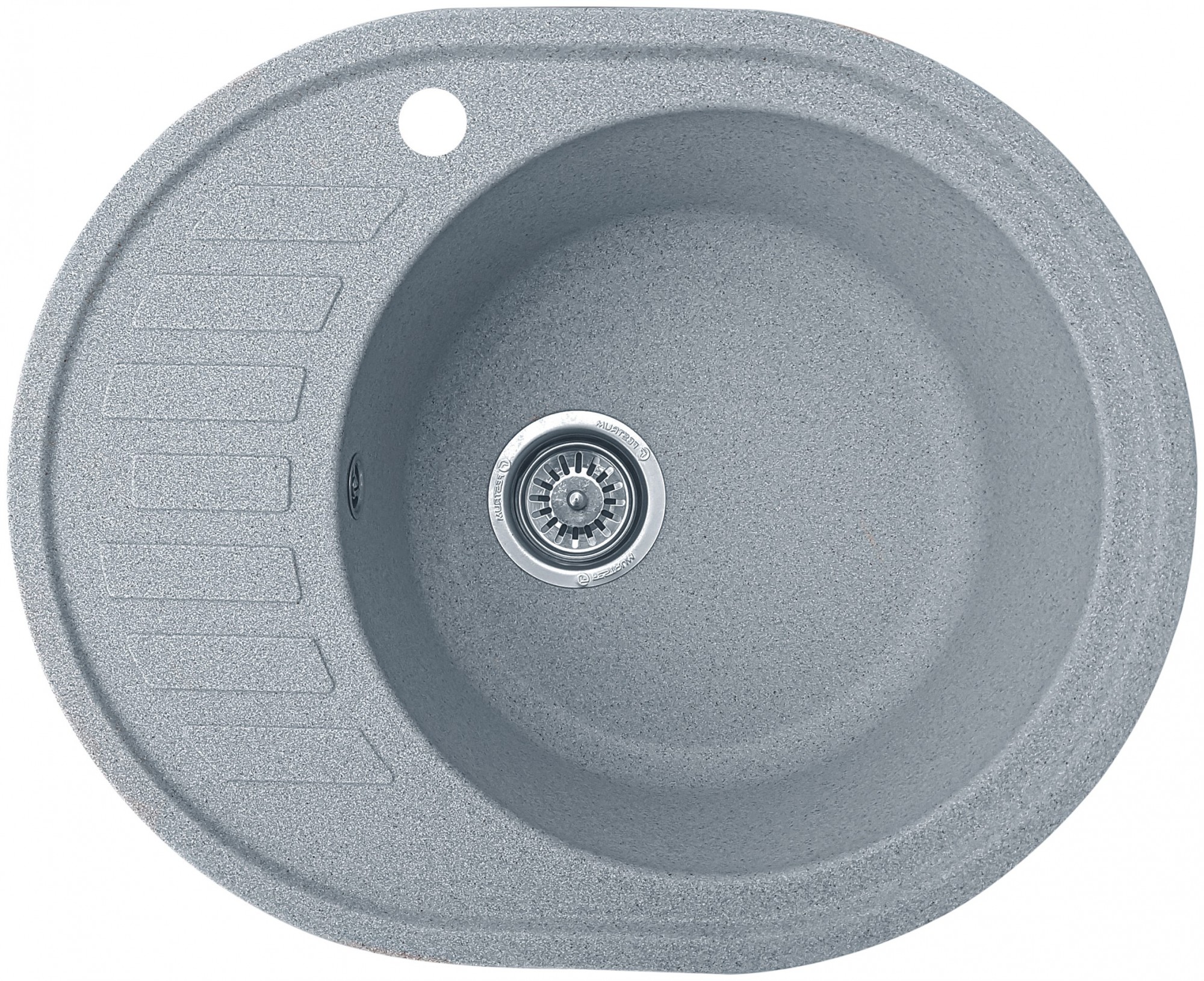 

Гранитная кухонная мойка Everest 23L 620x500x210мм Серая