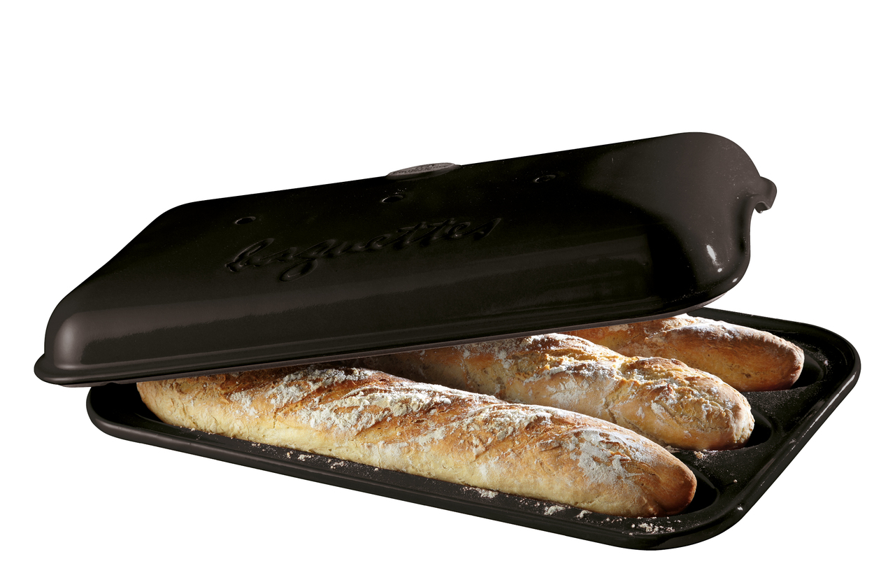 

Форма для выпечки багетов Emile Henry Specialized Cooking 79 - уголь 39x23x10 см 795506