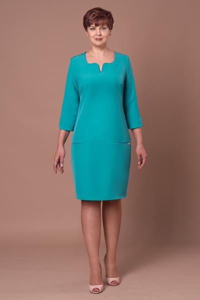 

Платье Style-Nika Нонна  Бирюзово-синий 1026/1, Платье Style-Nika Нонна 54 Бирюзово-синий 1026/1