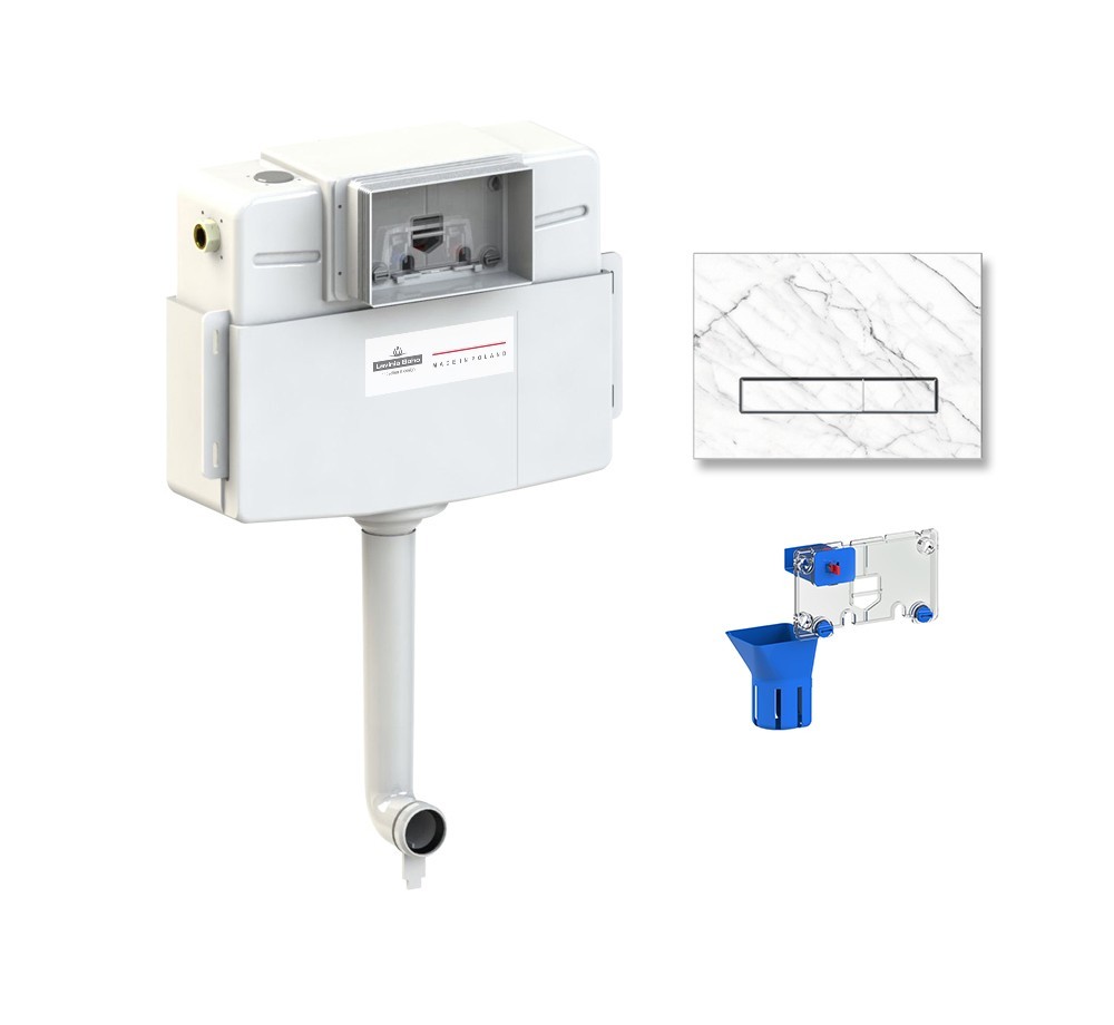 

Комплект инсталляции для приставного унитаза 3 в 1 Lavinia Boho RelFix 77030081 (клавиша из камня) с кнопкой смыва на выбор и диспенсером для дезинфицирующих средств