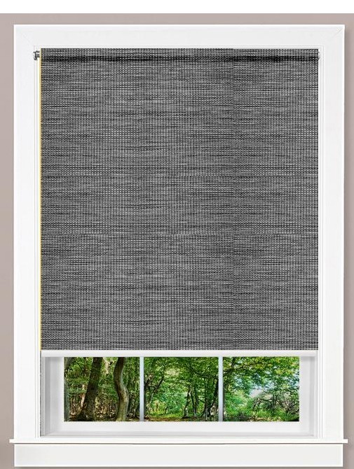 

Ролета Roll Star 145x180 см Paradise,Черно-белый(A609)