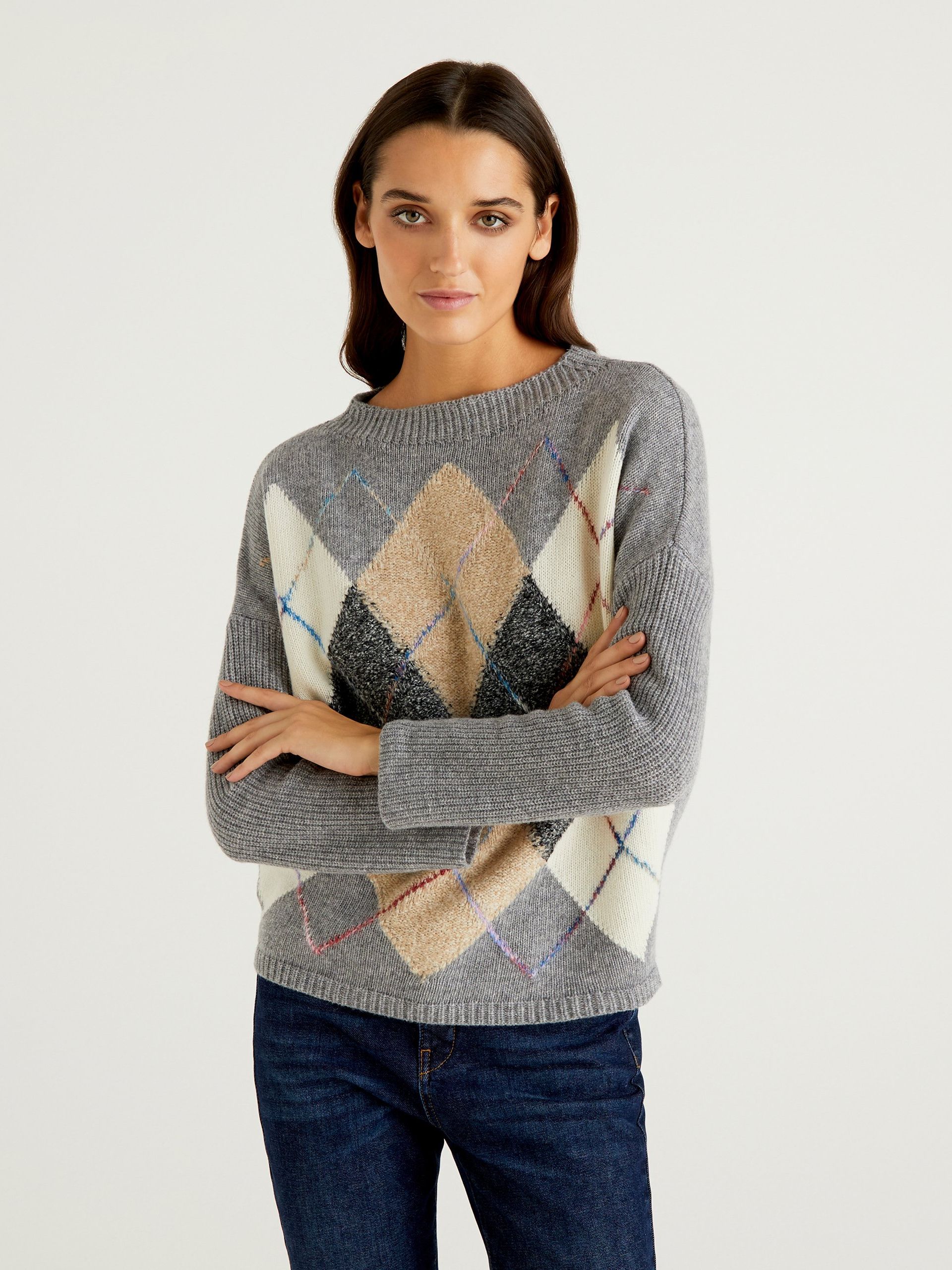 

Джемпер United Colors of Benetton 1144E2567-72D, Джемпер United Colors of Benetton 1144E2567-72D S