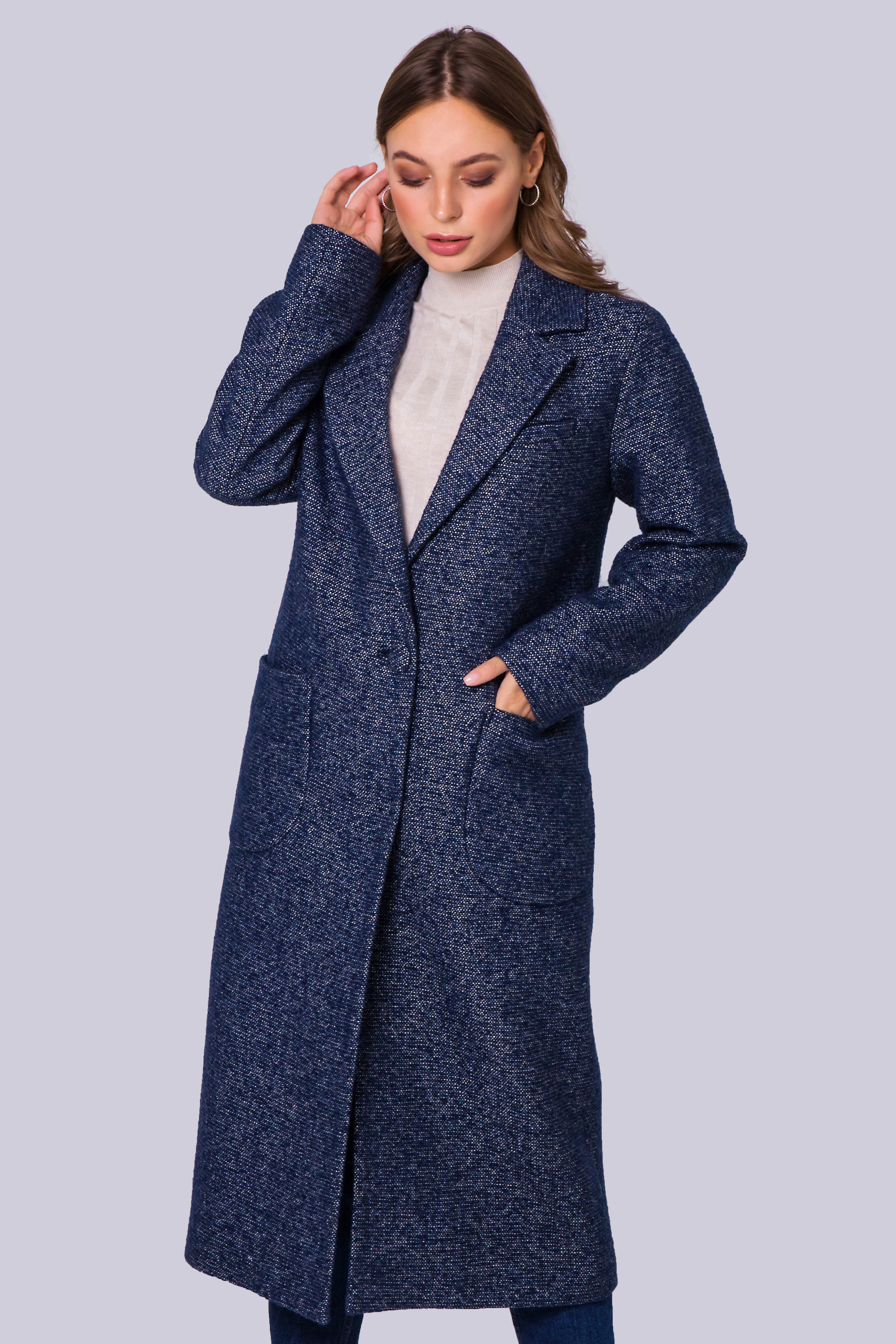 

Пальто Одри синий Emass ( FB743642ES) 42 р.