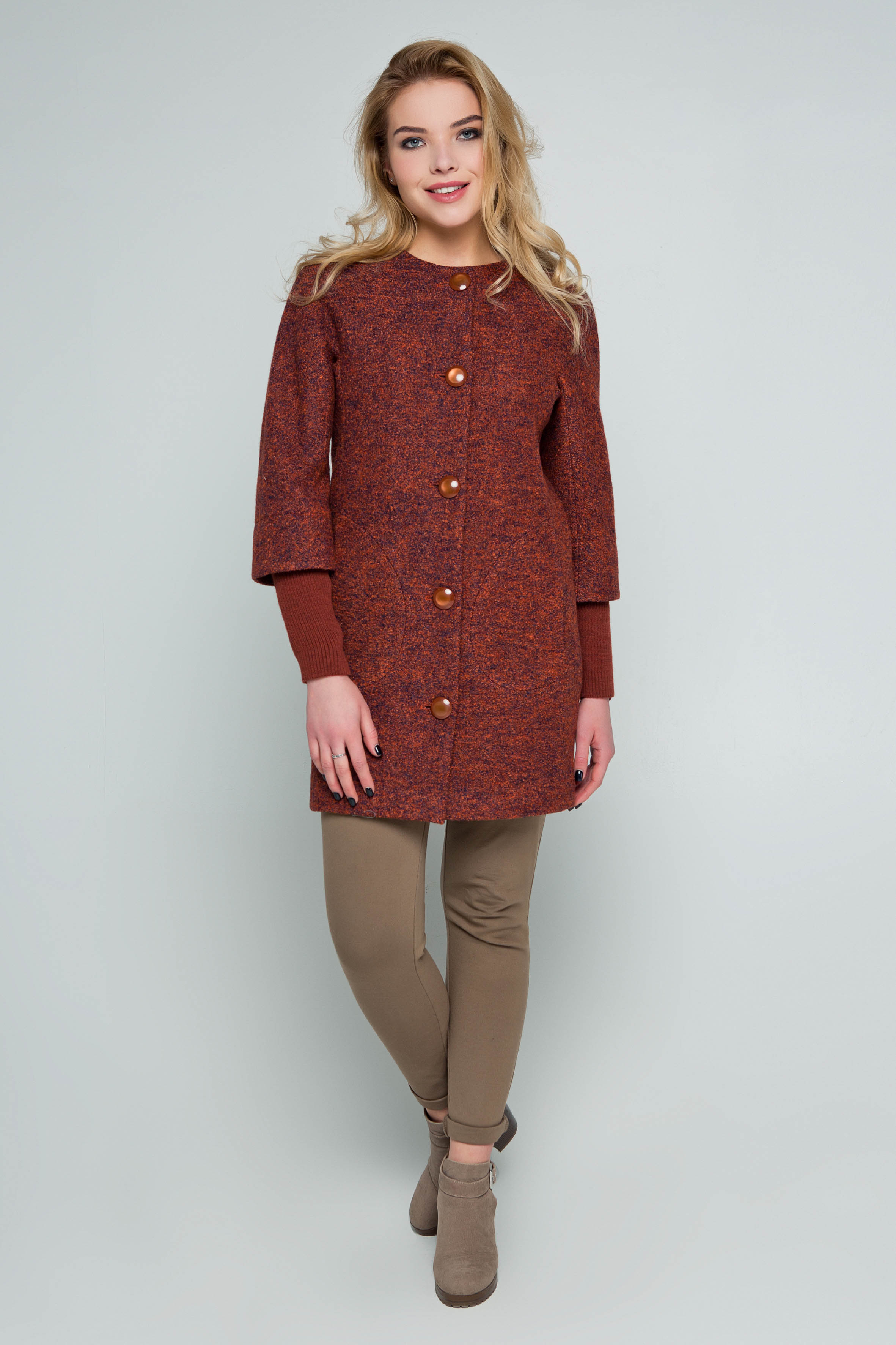 

Пальто Мэри терракот Emass ( FB743588ES) 42 р.