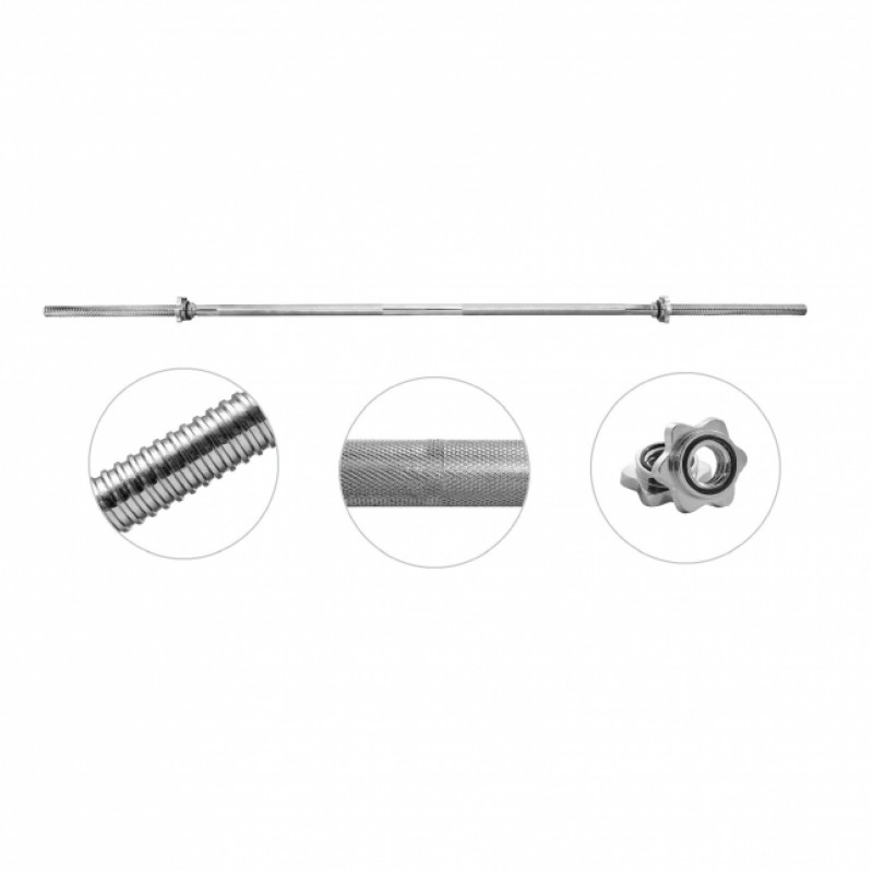 

Гриф для штанги Kawmet прямой 1800 мм, код: BARBELL_BAR_/180/30