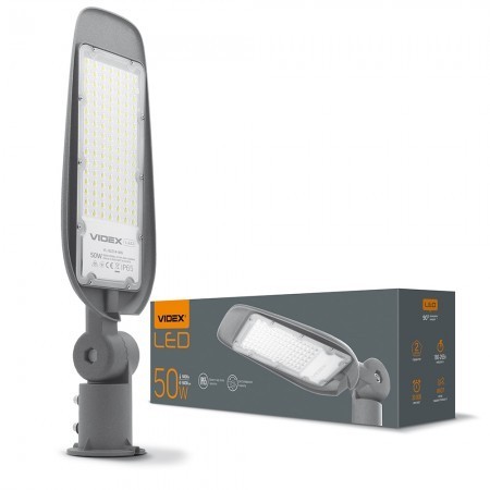 

LED фонарь уличный VIDEX (поворотный) 50W 5000K 220V Серый (VL-SLE14-505)