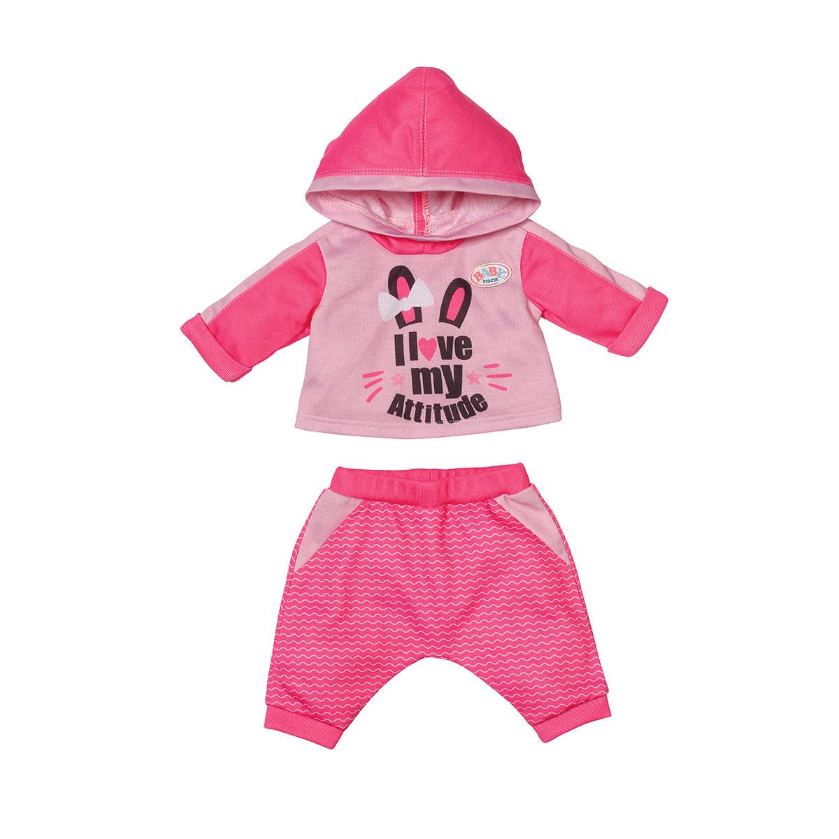 

Набор одежды для куклы BABY born - Спортивный костюм (роз.) BABY born 830109-1