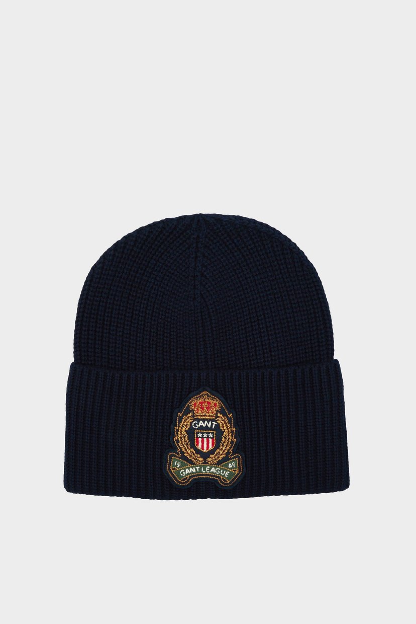 

Женская темно-синяя шапка ROYALTY BEANIE Gant S/M 991032