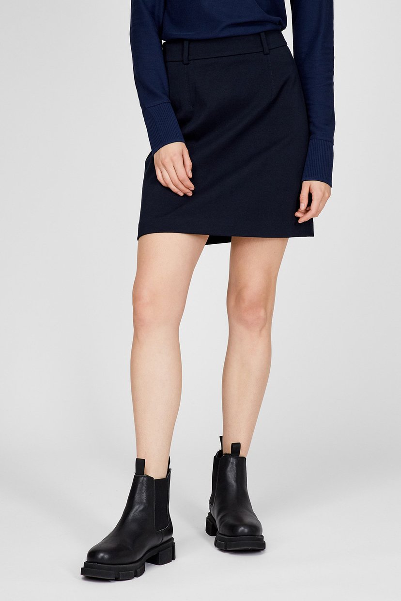 

Женская темно-синяя юбка JERSEY Gant  4401077, Женская темно-синяя юбка JERSEY Gant 40 4401077