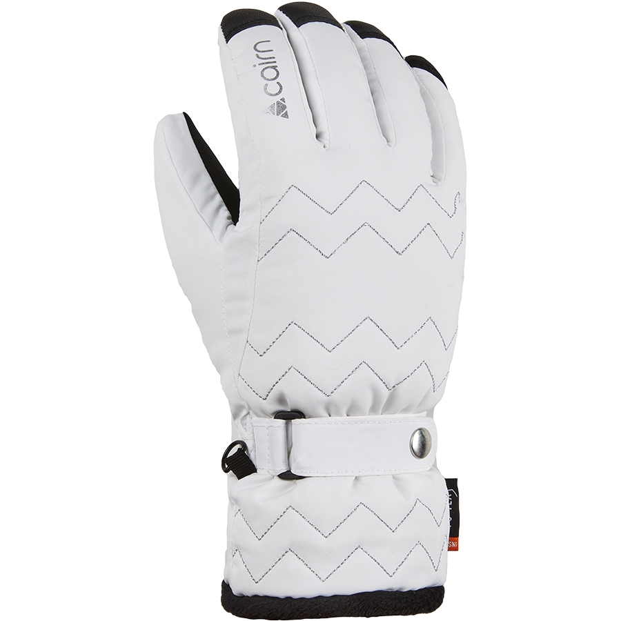 

Перчатки горнолыжные Cairn Abyss 2 W white zigzag 7.5