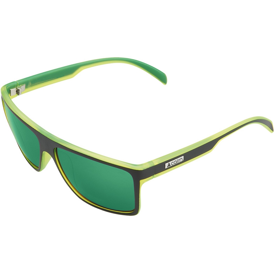 

Очки солнцезащитные спортивные Cairn Fase mat black-translucid lemon