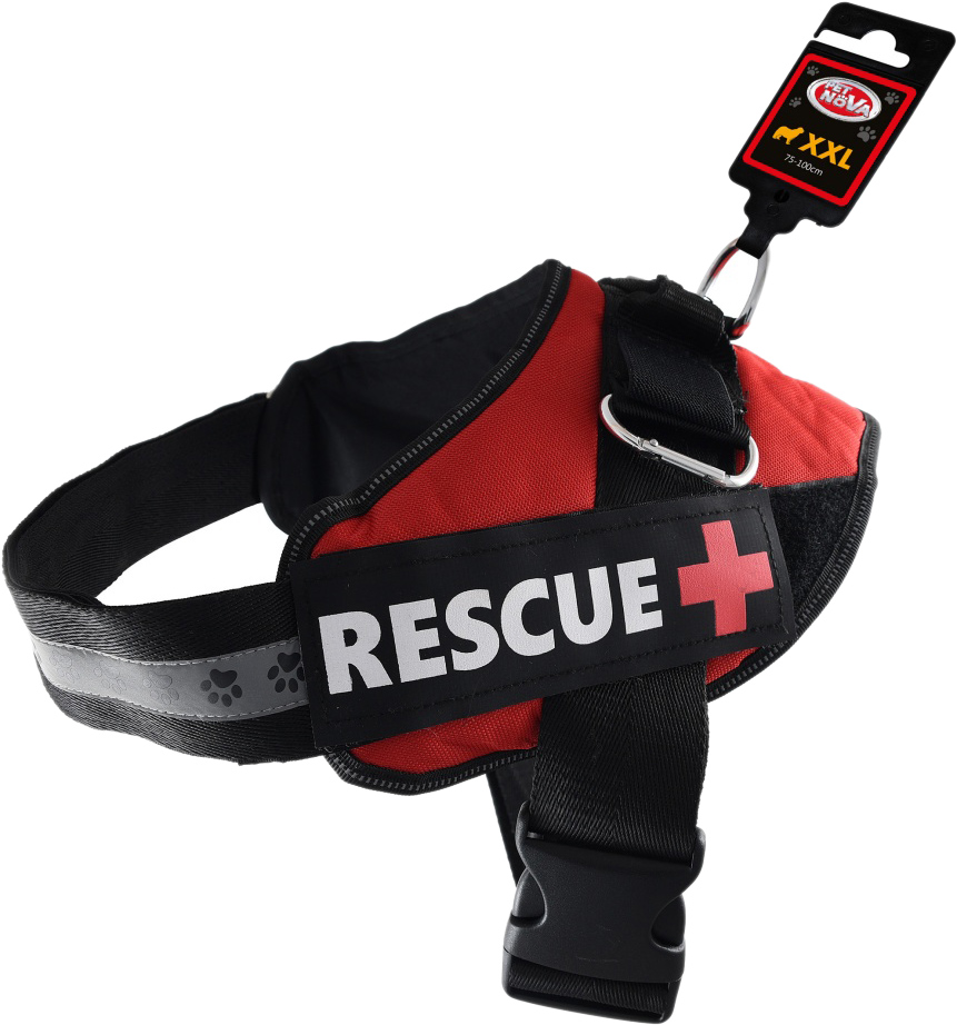 

Шлея усиленная Pet Nova Rescue+ XXL 75-100 см Красная (HA-RESCUE-RE-XXL) (5903031442250)