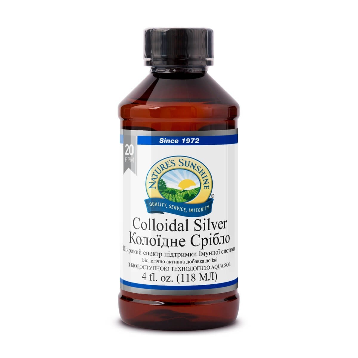 

Коллоидное серебро природный антибиотик NSP Colloidal Silver 118 мл (6274)