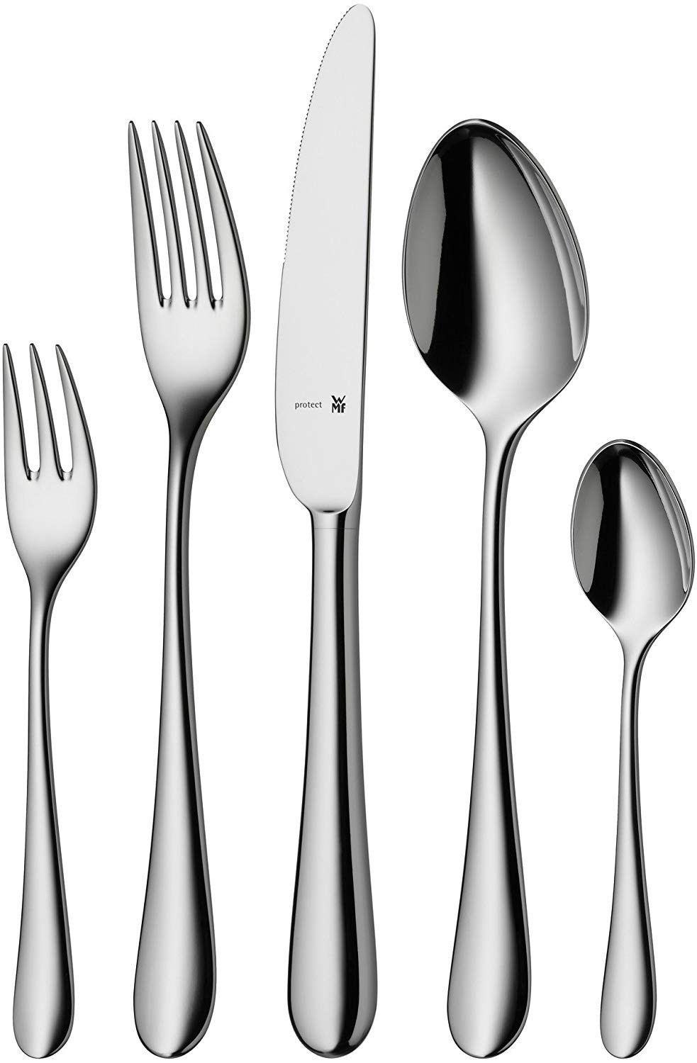 

Набор столовых приборов WMF Merit 60 шт., Cromargan protect нержавеющая сталь 18/10.