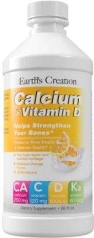 

Витаминно-минеральный комплекс Earths Creation Calcium & VitD3 Drink 473 мл (608786006607)