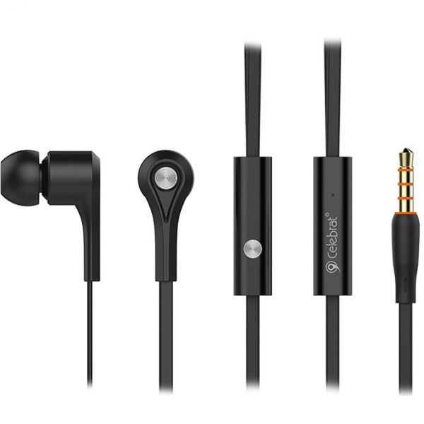 

Вакуумные наушники с микрофоном Celebrat D3 Black (D106586)