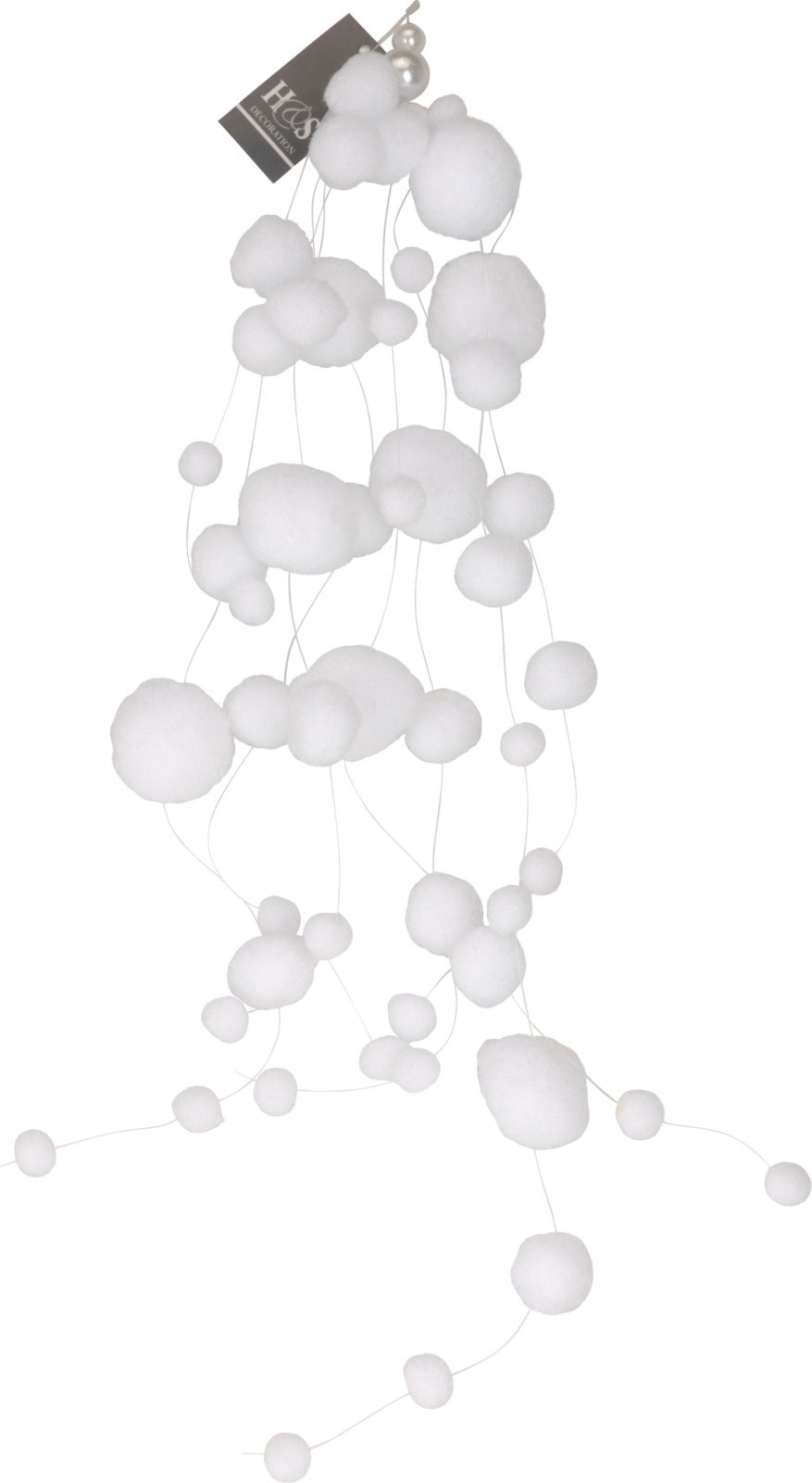 

Гирлянда Christmas Decoration со снежными шарами 7х3х50 см (DH9871150)