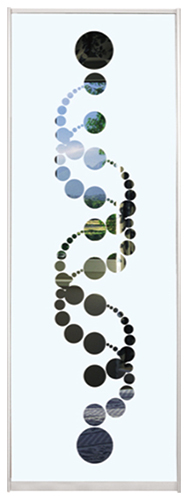 

Дверь (раздвижная система ) пескоструй спираль на матовом зеркале рисунок 59 к шкафу-купе 60 x 235 см