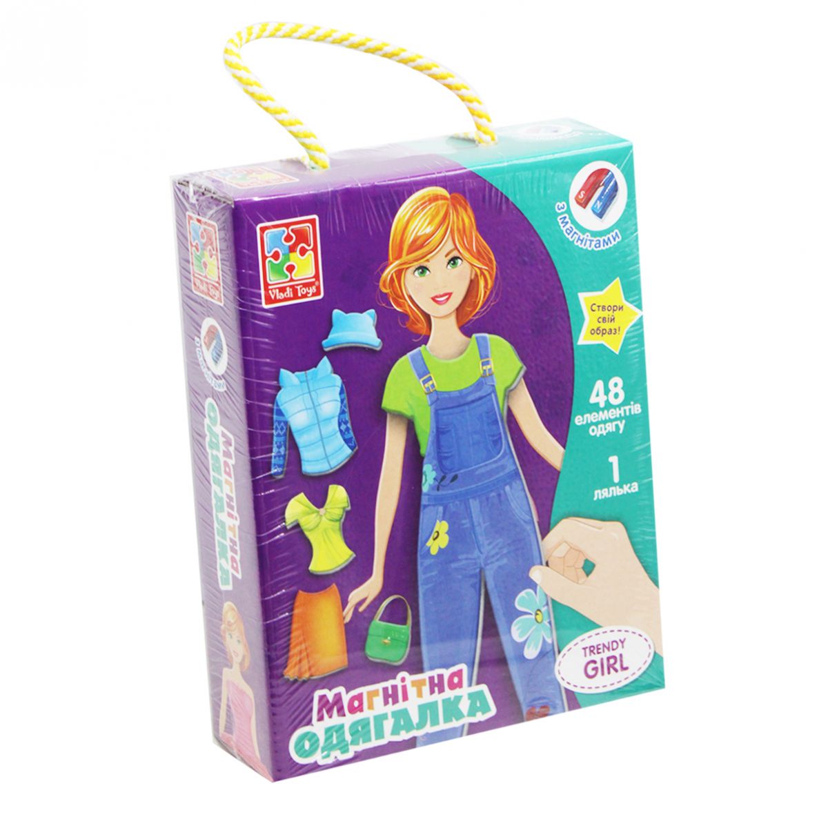 

Магнитная одевашка Trendy girl укр Vladi Toys (VT3702-22) (158081)