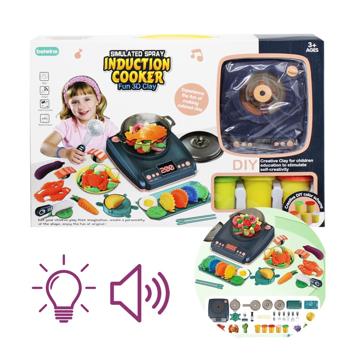 

Игровой набор Кухня с пластилином MiC (199-2B) (171038)