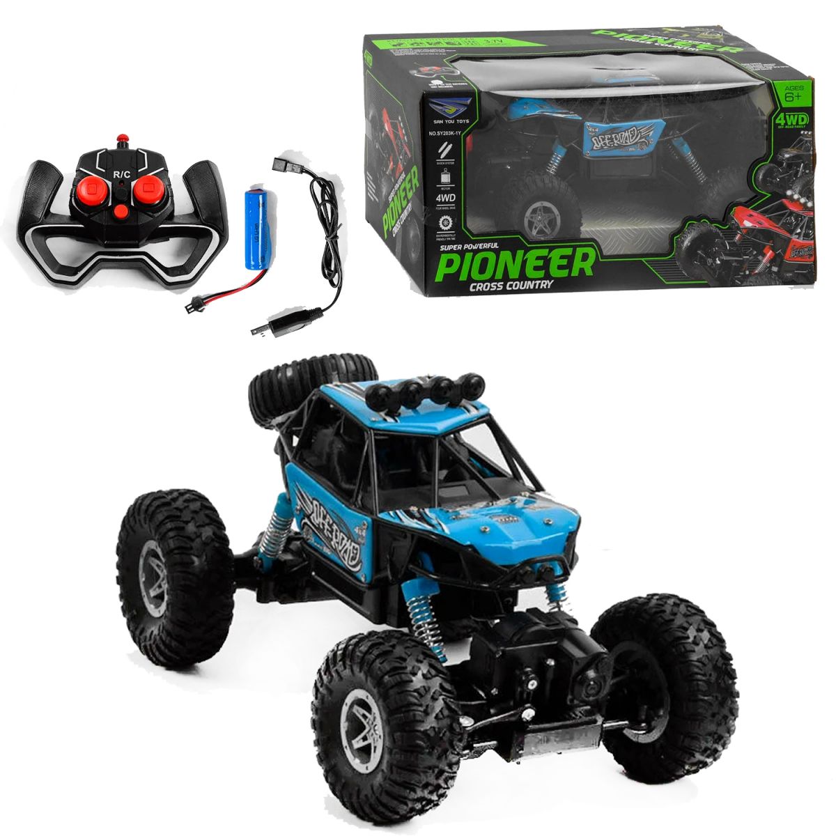 

Машина на радиоуправлении синяя SAN YOU TOYS (SY203K-1) (171264)
