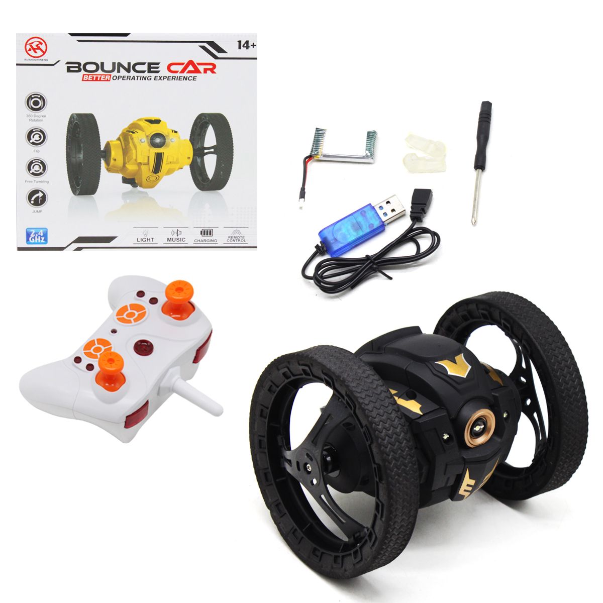 

Радиоуправляемая машинка Bounce Car черная MiC (RH805) (171859)