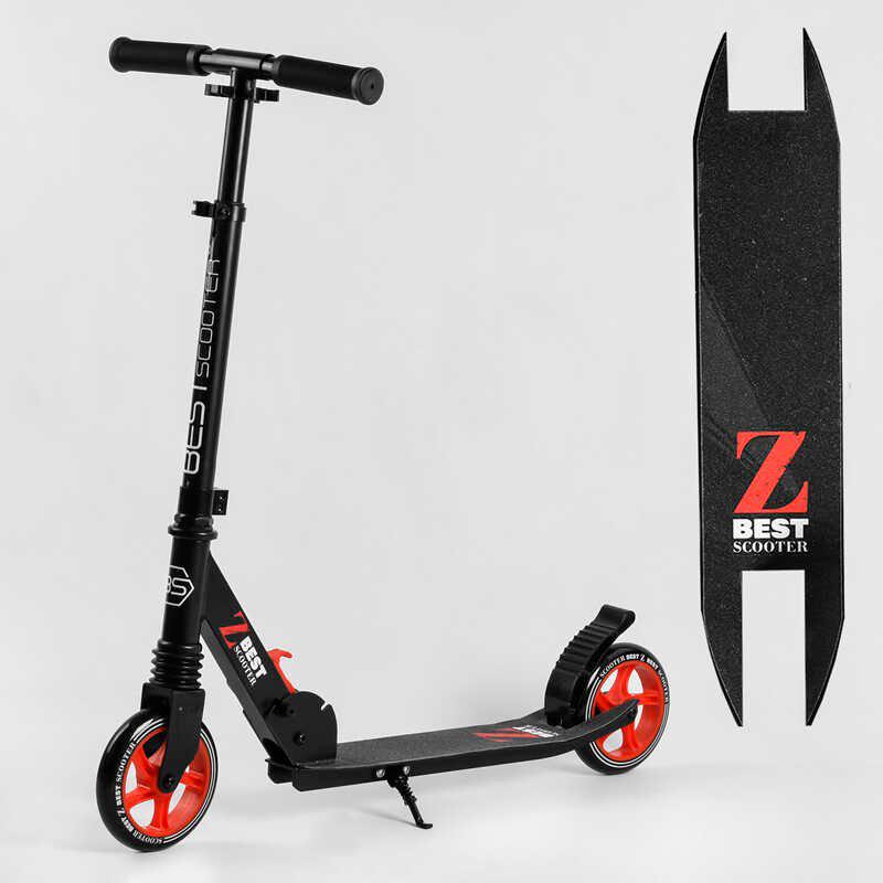 

Самокат двухколесный Best Scooter Z 21120 колеса PU 145мм, передний амортизатор, алюминиевый тормоз,