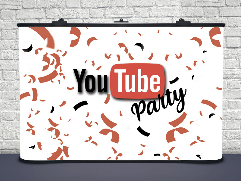 

Фотозона "YouTube party" 1,50 х 2,25 м