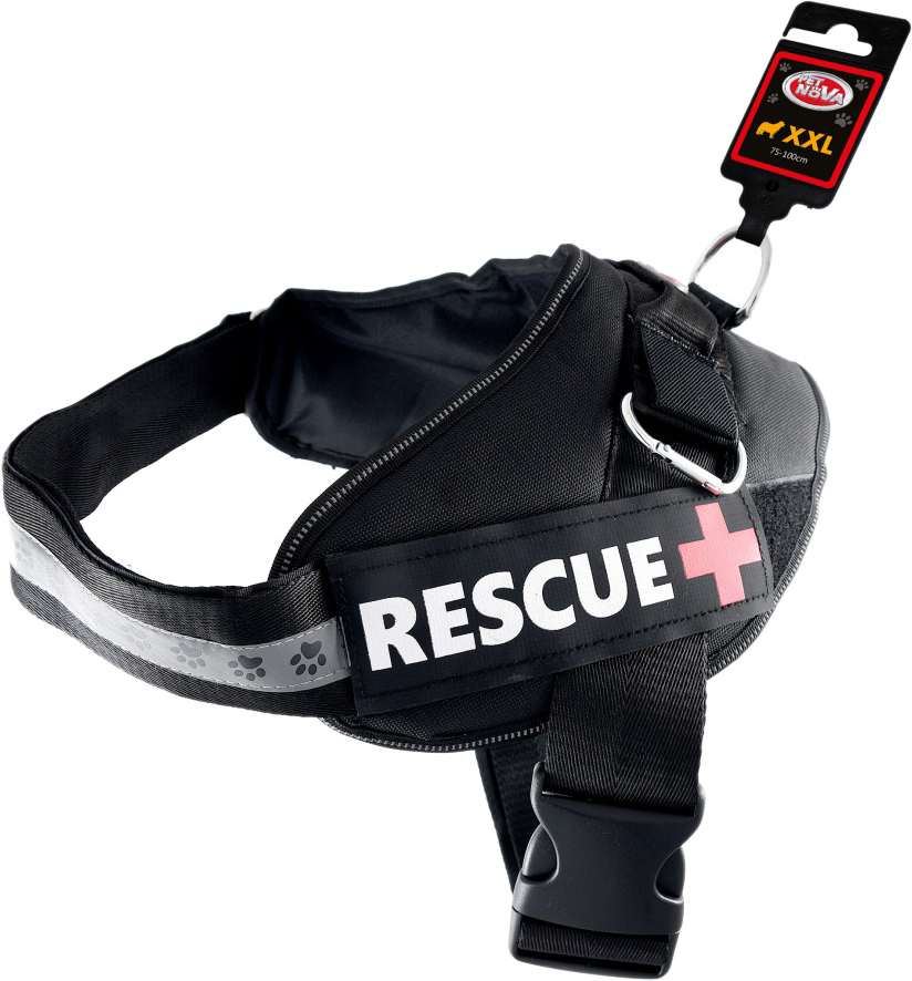 

Шлея усиленная Pet Nova Rescue+ XXL 75-100 см Черная (HA-RESCUE-CAMUFLAGE-XXL)