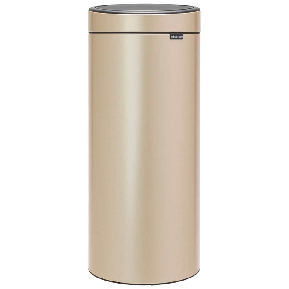 

Мусорный бак Brabantia Touch Bin шампань бежевый 30л 304507