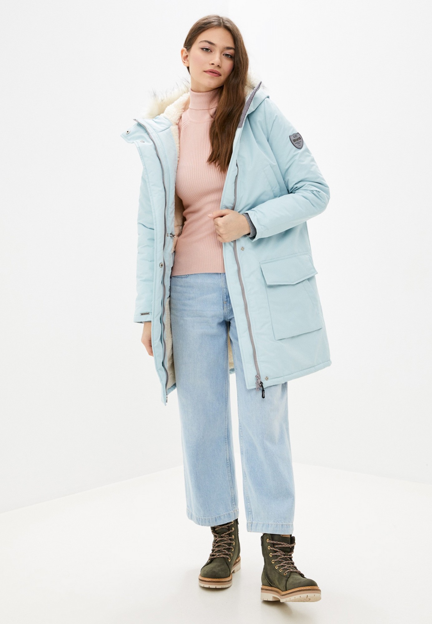 

Зимняя куртка парка DASTI Montblanc Pale Blue Land 482DS20192049 XXL